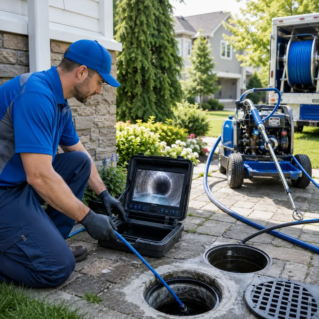 Outdoor drain cleaning professionals serving Pike, NY